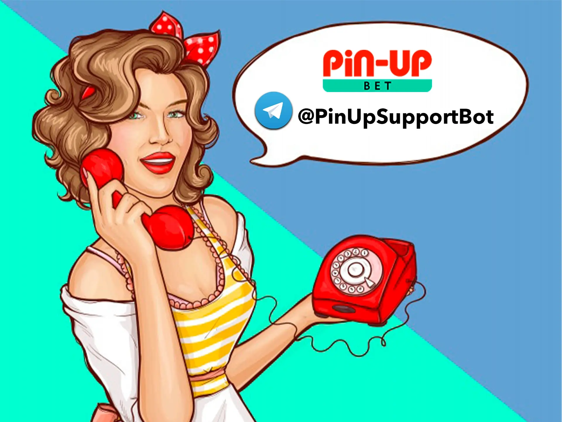 Telegram Support for Instant Communication with Pin Up