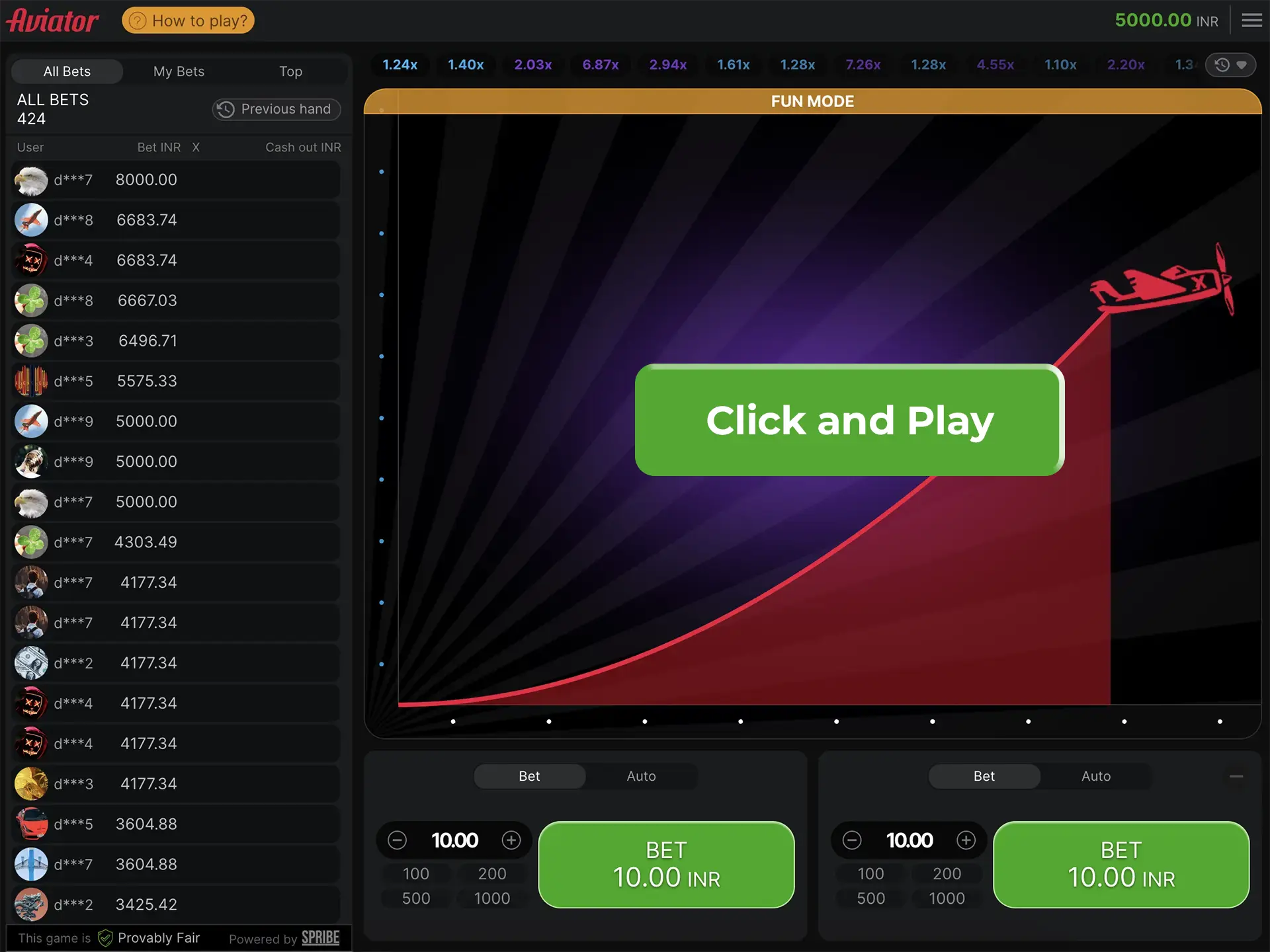 Try Aviator Demo at Pin Up India for Free