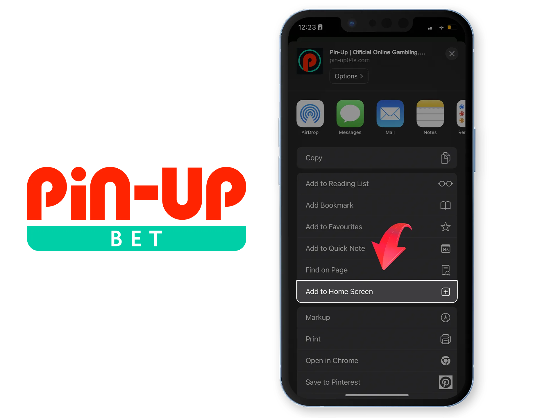 Add the App to Your Home Screen.