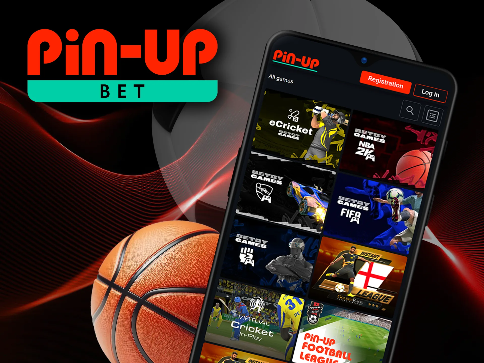 Experience virtual sports action with Pin Up
